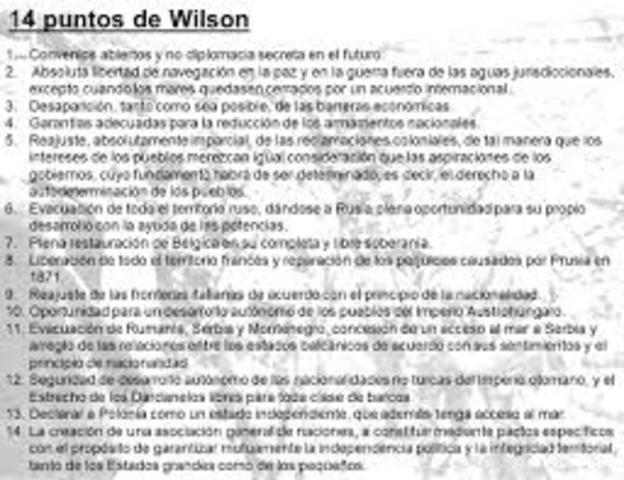 14 puntos de Wilson