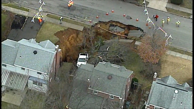 Sinkhole at School