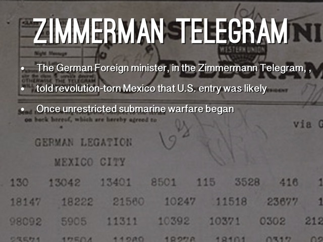 The Zimmermann Telegram