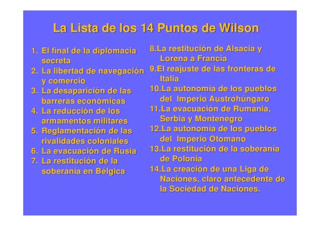 14 Puntos de Wilson