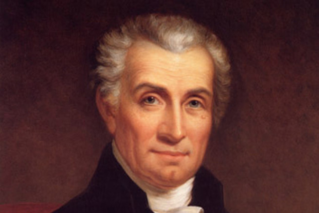 President James Monroe moved into the White house