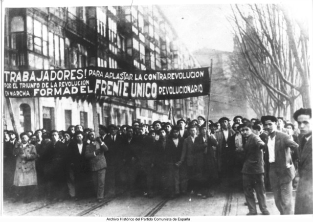 Primeras manifestaciones en España
