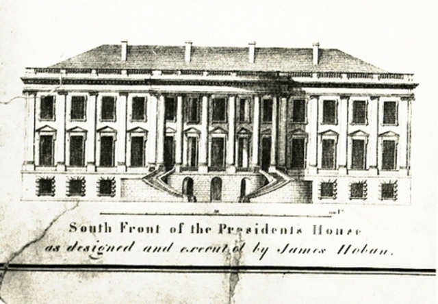 James Hoban added South Portico in House