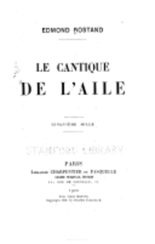 "La cantique de l'Aile"