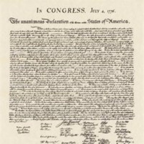 Benjamin Franklin signed the Decaration of Indapeninc