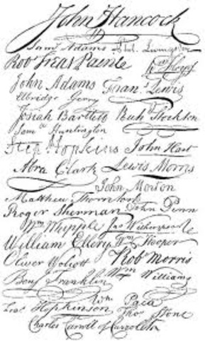 Declaration of Independence Approved and Ratified