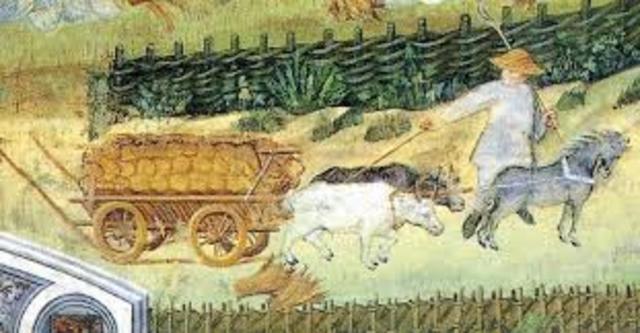 La sustitución del buey por el caballo.