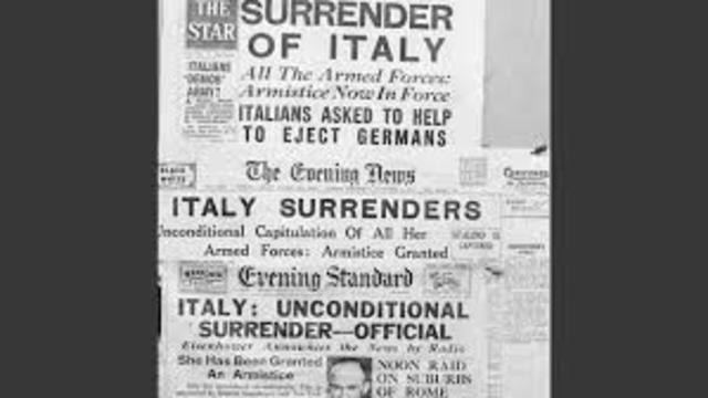 Italy Surrenders