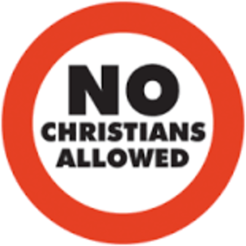 Everything christian was moved out