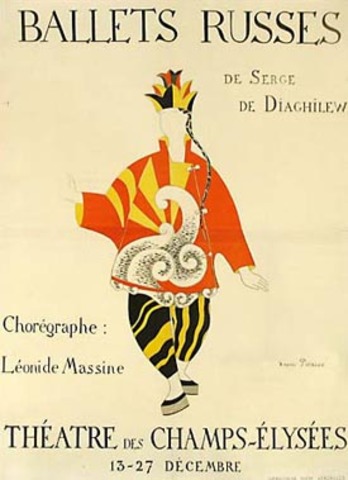 Diaghilev brought his company, Ballet Russe, to Paris