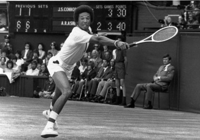 Tennis great Arthur Ashe dies of AIDS