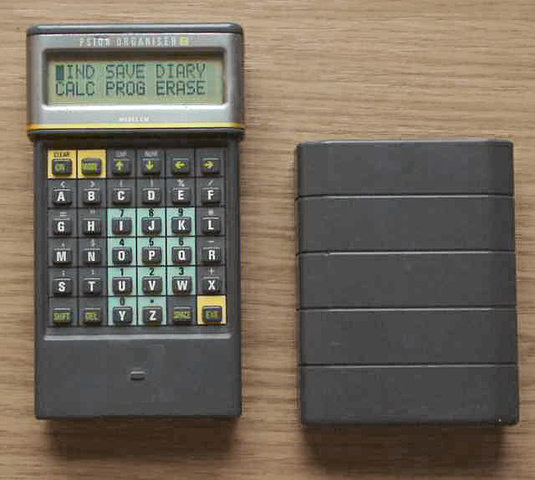 La compañía Psion lanzó la serie Psion Organiser