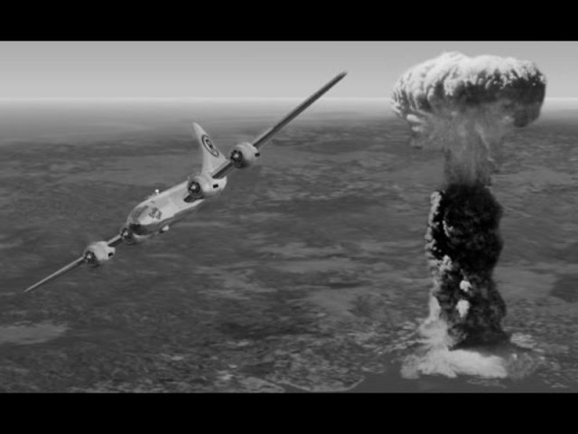 Atomic Bombs Over Japan