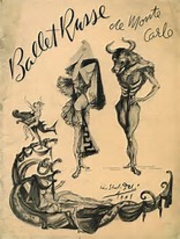 ballet russes De Monte Carlo first season opened