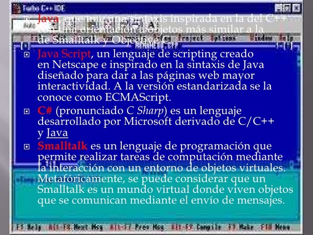 la década de 1980 Smalltalk