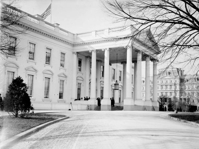 The North Portico is added to the White House