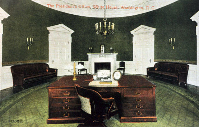 The Oval Office was added by William Howard Taft