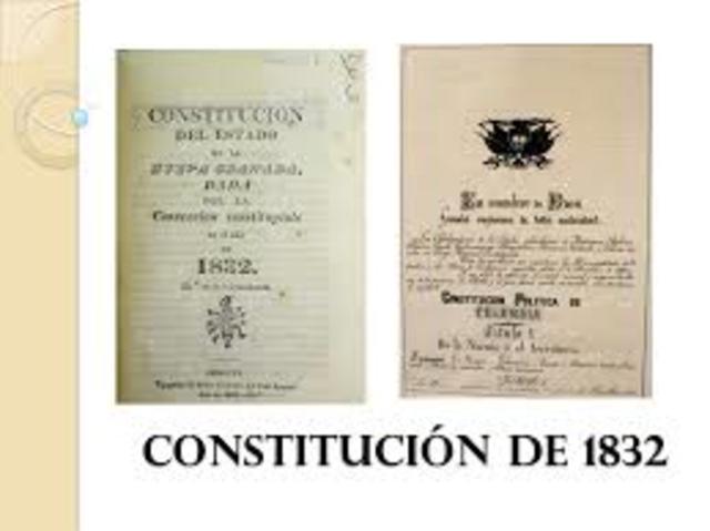 1832:COSTITUCIÓN DE LA NUEVA GRANADA
