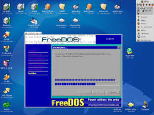 la década 1990 FreeDOS