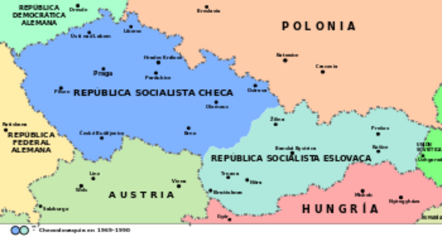 División pacífica de Checoslovaquia