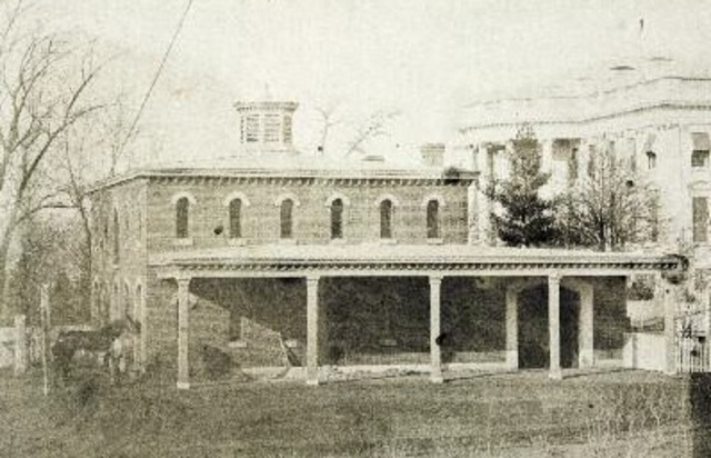 White House Stable Fire