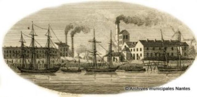 Les premières forges sur les bords de Loire près de Nantes