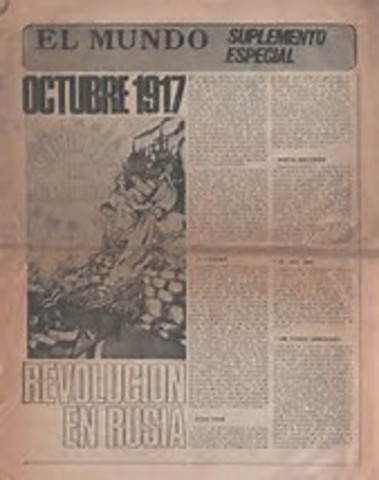 La revolución de octubre de 1917