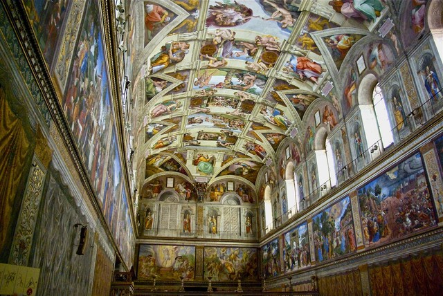Michelangelo paints the Sistine Chapel