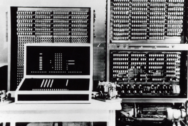 first computer controlled by software is invented