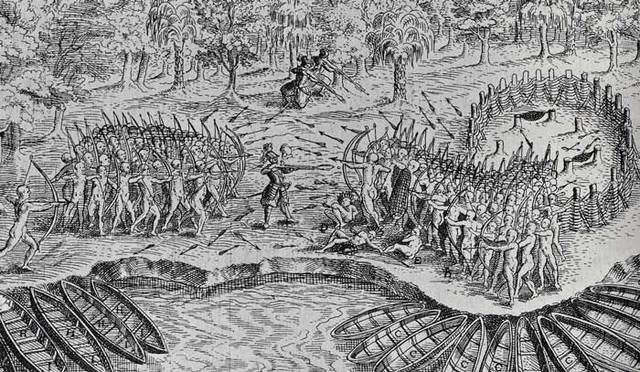 french and Ouendat attacked Onondaga.
