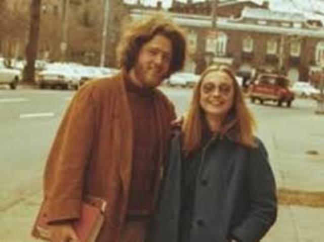 Bill Clinton at Yale law school