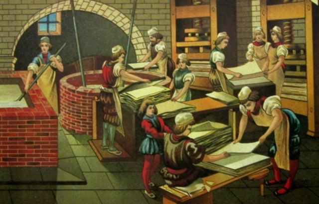 Papermaking Begins in Europe