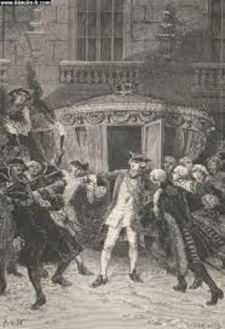 Assassination Attempt of Louis XV
