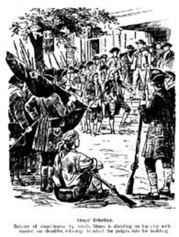 Shays' Rebellion Begins