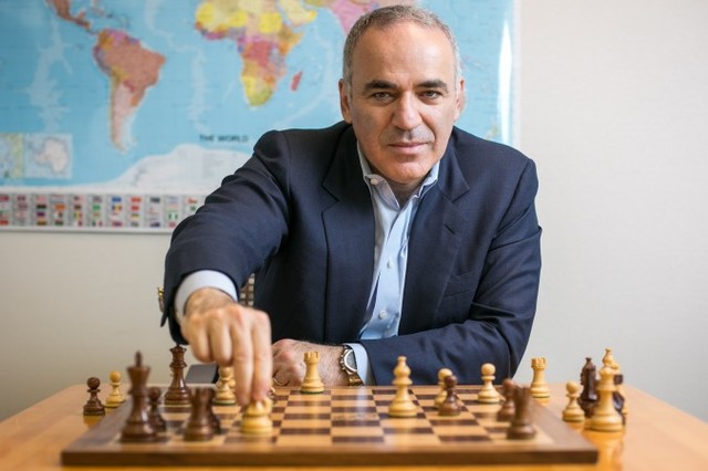 Kasparov lost a chess game to a computer