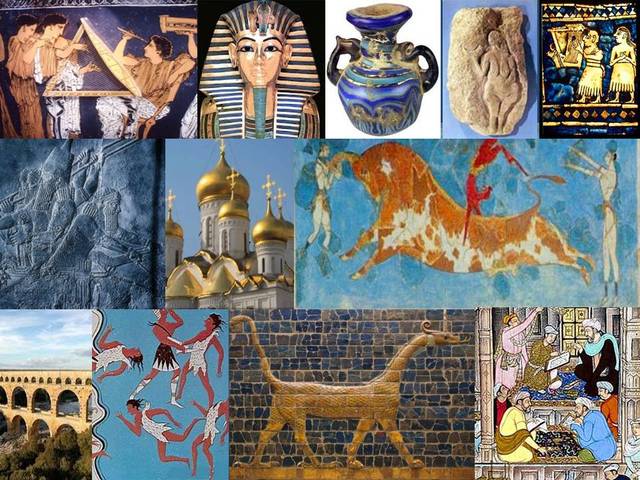 TRABAJOS DE CERAMICA, ALFARERIA Y VIDRIERIA (CHINA, INDIA Y EGIPTO)