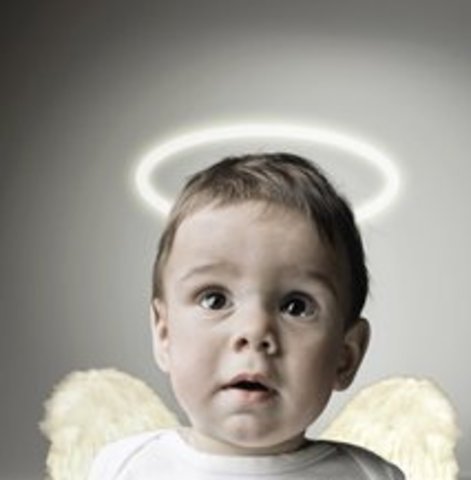 The boy seen as an angel