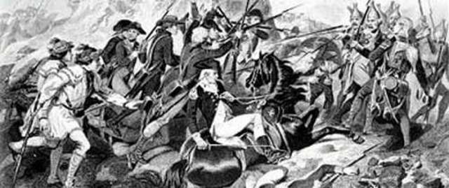 Burgoyne surrenders at Saratoga