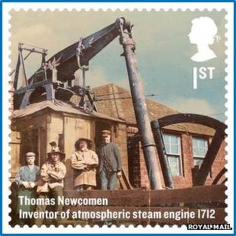 Invención de la máquina de vapor atmosférica por parte de Thomas Newcomen.