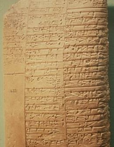 •	Escritura sobre piedra, madera, tela, barro