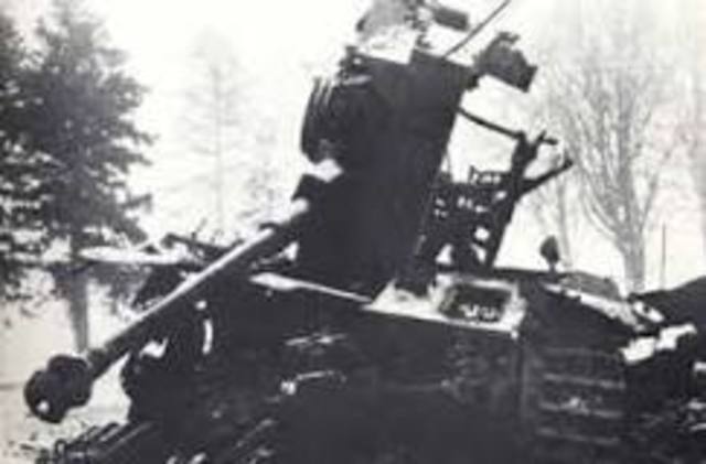 1944 Dec. Battle of the Bulge – last offensive of German Forces