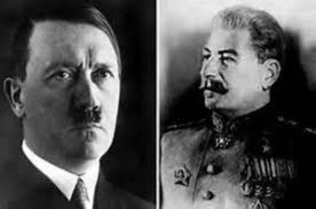 1941 Hitler breaks Pact with Stalin’s Russia and invades - USSR which now joins England in fighting the Germans