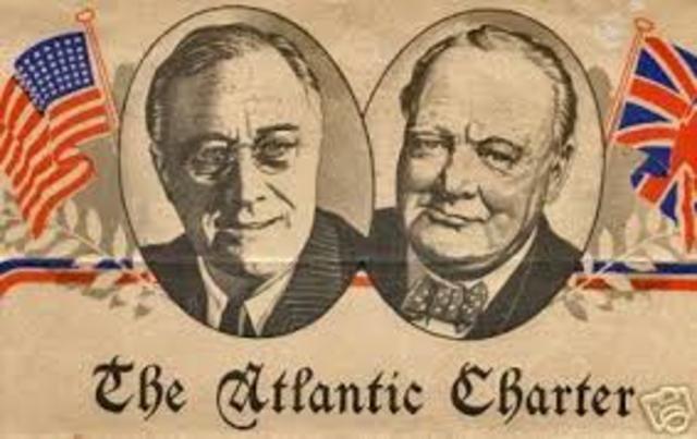 1941 Churchill and FDR issue the Atlantic Charter