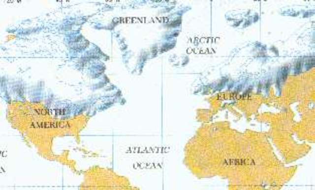 Retroceso del hielo hacia el norte