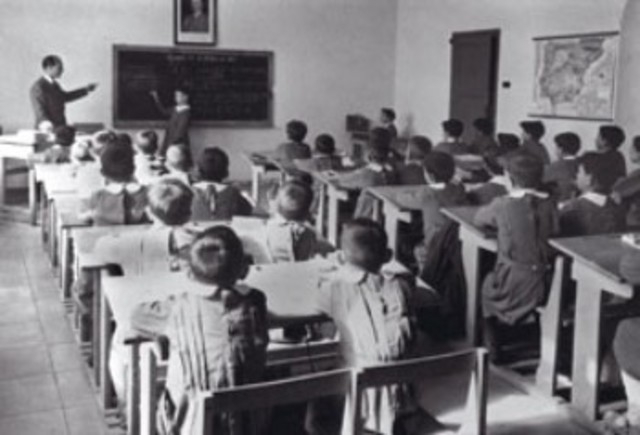 Aparición del modelo de escuela tradicional