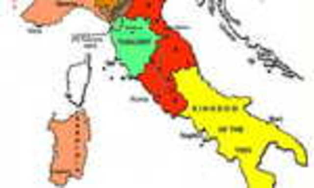 1815 The Congress of Vienna splits the Italian States.