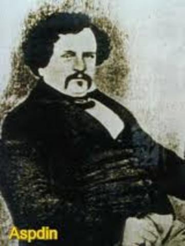 Joseph Aspdin patenta el cemento de Pórtland.