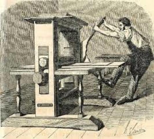 APARICION DE LA IMPRENTA