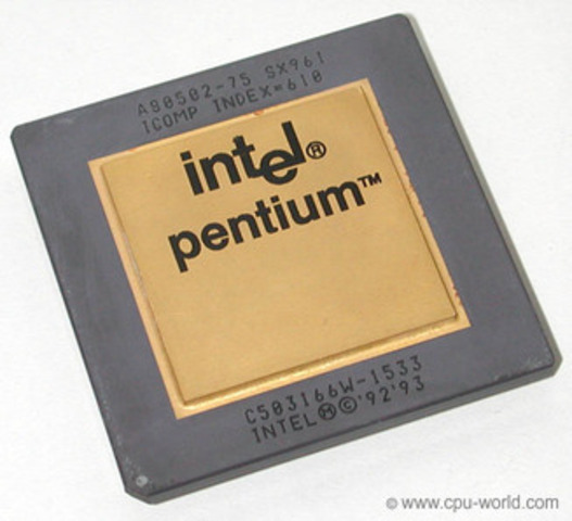 Nacimiento del Procesador "PENTIUM" (P54C)