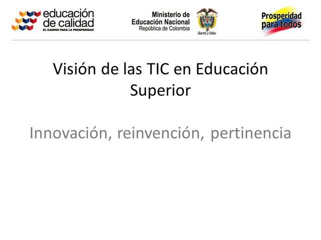 Lineamientos para la formulación de planes estratégicos de incorporación de TIC en Instituciones de Educación Superior (IES)